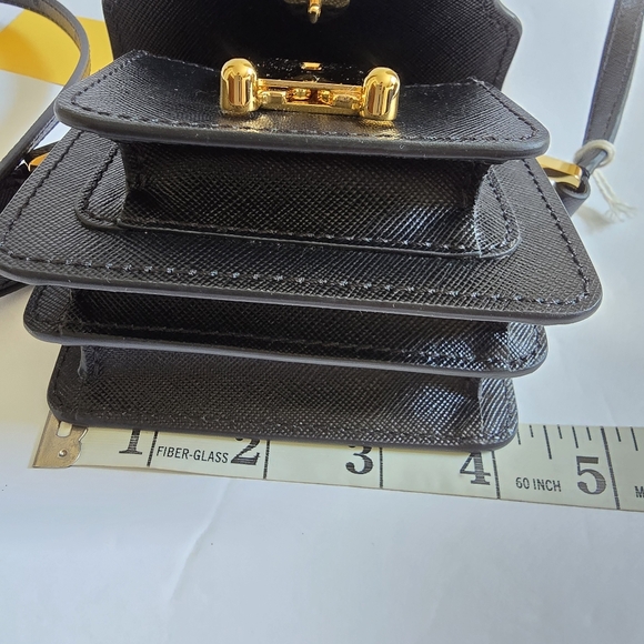 MARNI Nano Trunk Crossbody Bag Black - Picture 7 of 10